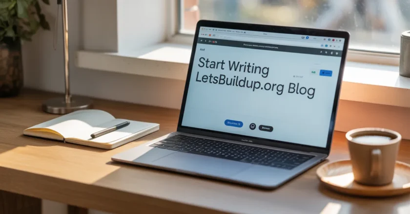 Start Writing LetsBuildUp.org Blog Today