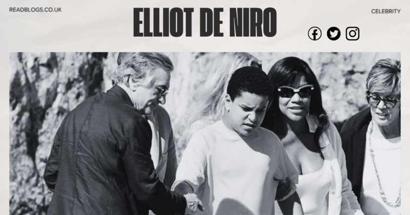 Elliot De Niro Biography, Life & Family