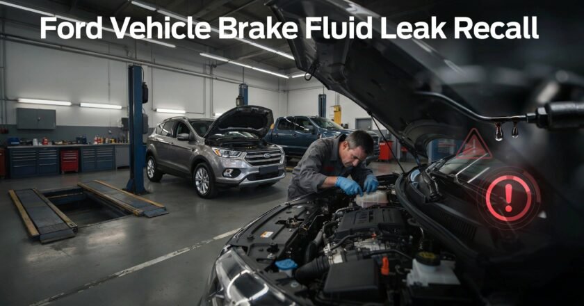 Ford Vehicle Brake Fluid Leak Recall Guide