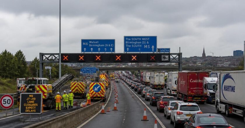 M6 Walsall Birmingham Lanes Closure Guide 2026
