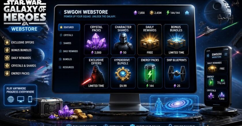 SWGOH Webstore: Complete Guide to Rewards, Purchases, and Daily Benefits