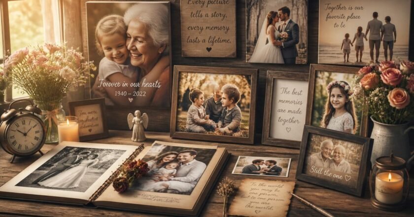 TributeOnPrintedPics: Preserving Memories Through Art