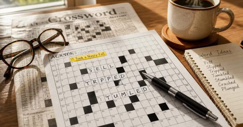 Took a Nasty Fall Crossword: Clues, Answers & Tips
