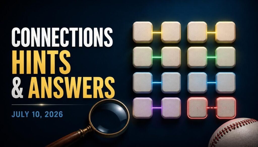 Connections Hints Forbes: July 10 Answers