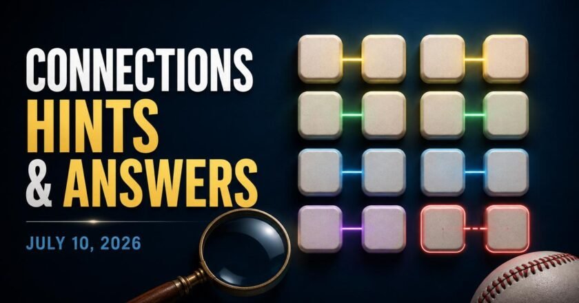 Connections Hints Forbes: July 10 Answers