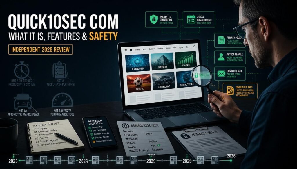 Quick10sec Com Review: Facts, Features & Safety