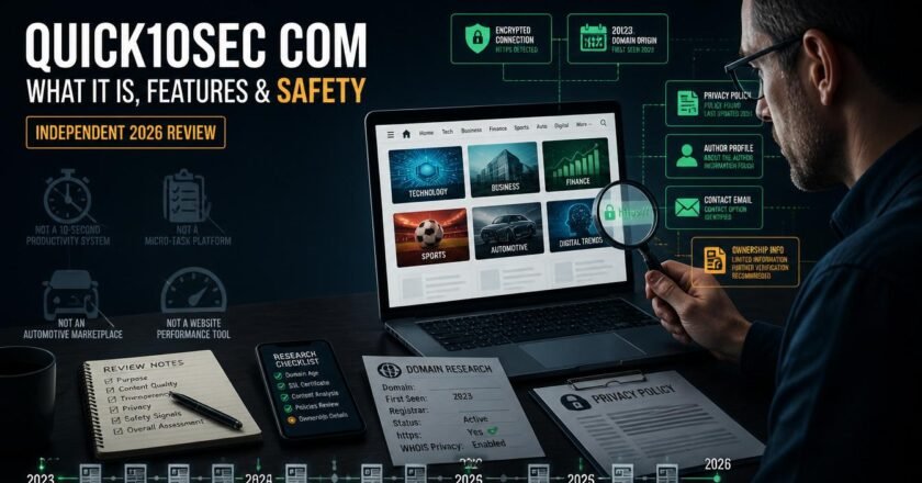Quick10sec Com Review: Facts, Features & Safety